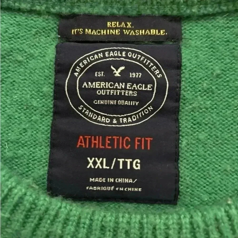 Men’s American Eagle Striped Sweater Size XXL - Picture 3 of 4